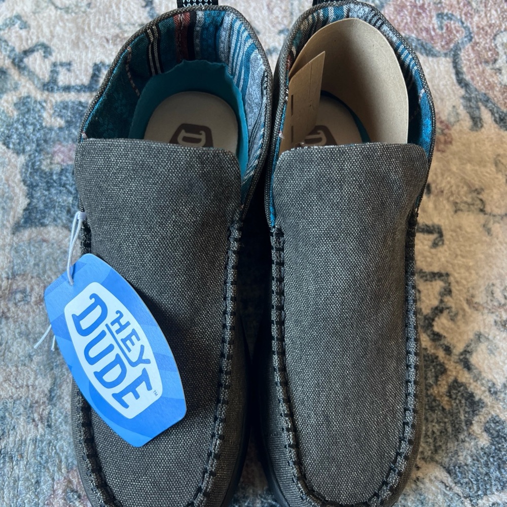 Hey Dude Women's Gray Slip-On Shoes